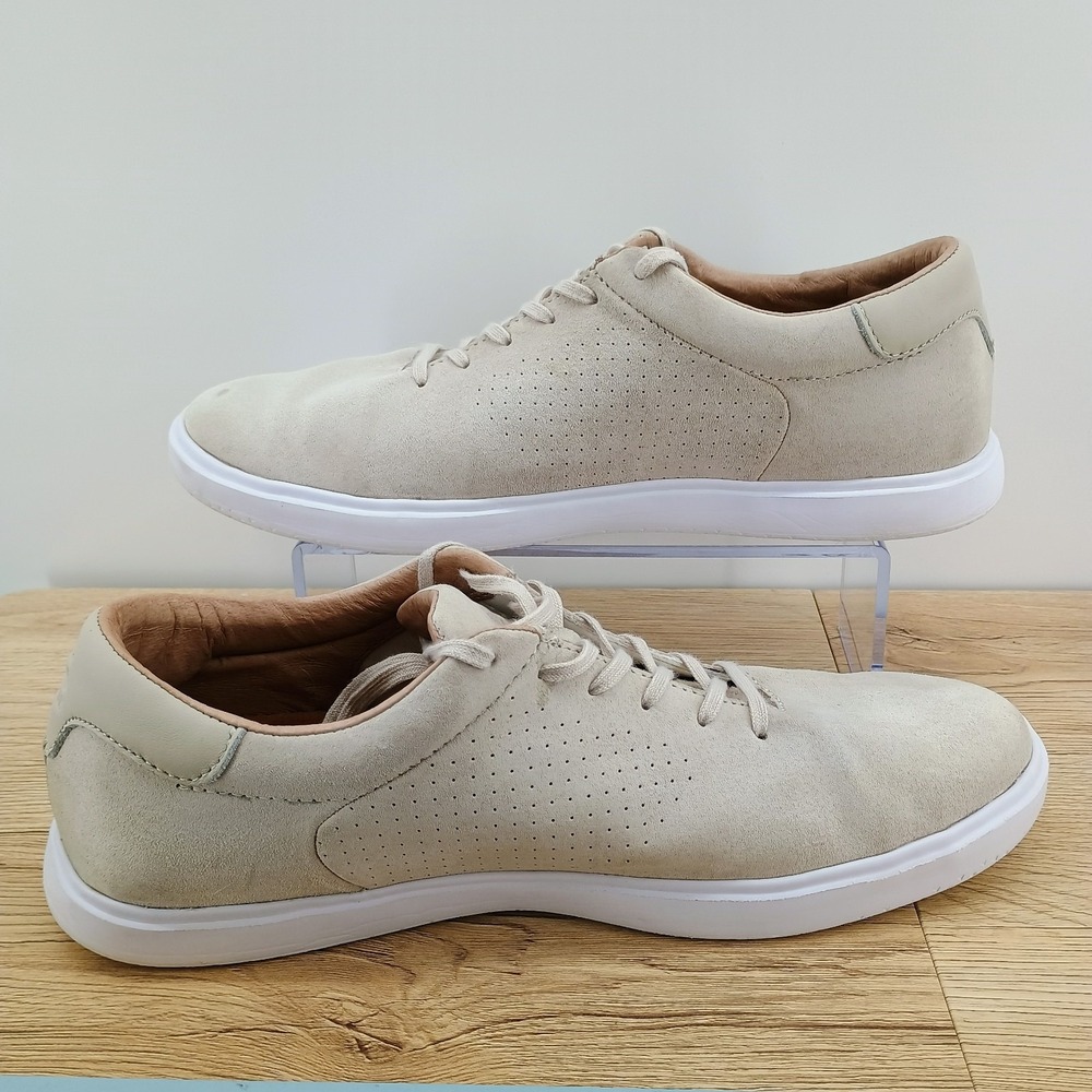 Cuater Phenom Mens 10.5 Beige Suede Lace Up Casual Golf Performance Shoes